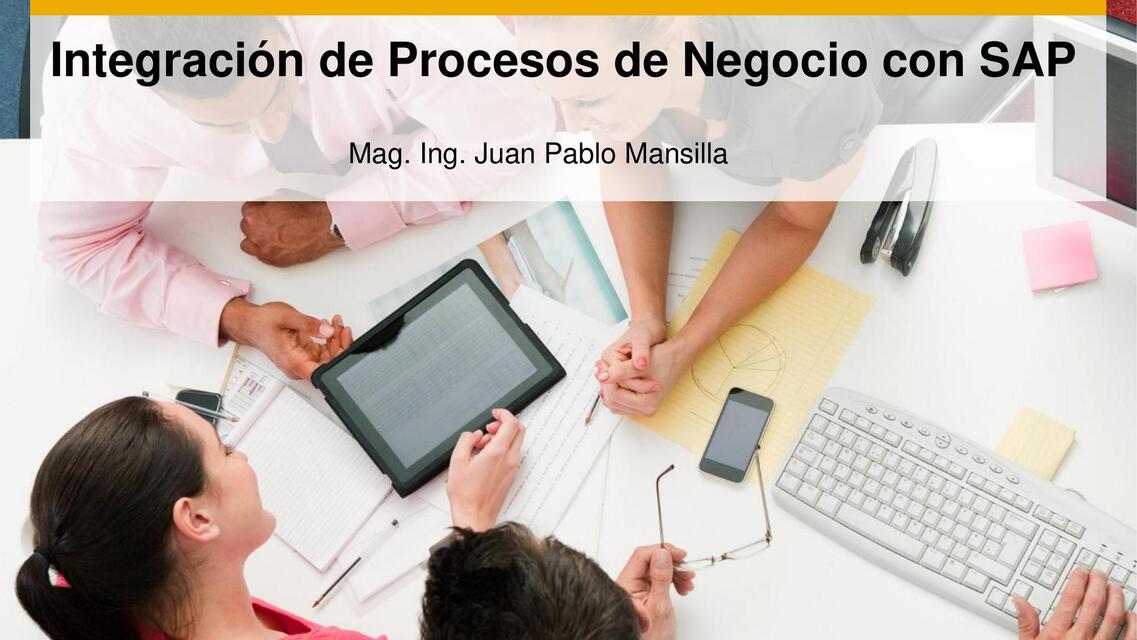 Integración de Procesos de Negocio con SAP 