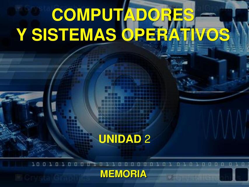 Computadores y sistemas operativos 