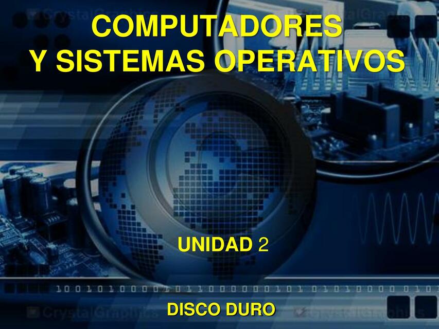 Computadores y Sistemas Operativos 