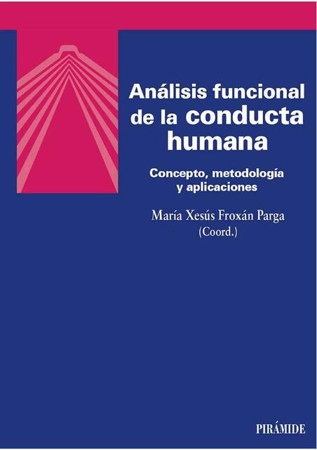 Análisis Funcional de la Conducta Humana 