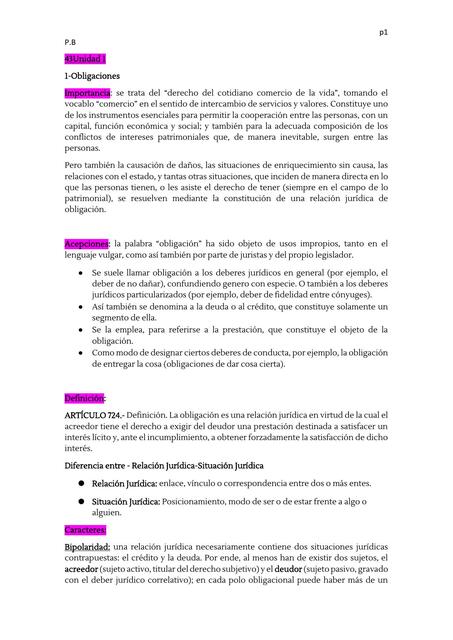 Parcial obligaciones 