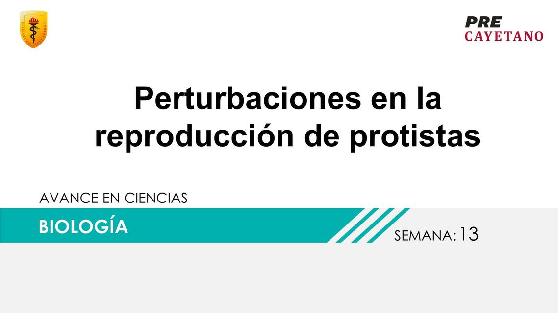 Perturbaciones en la Reproducción de Protistas 