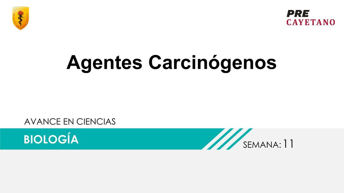 Agentes Carcinógenos 