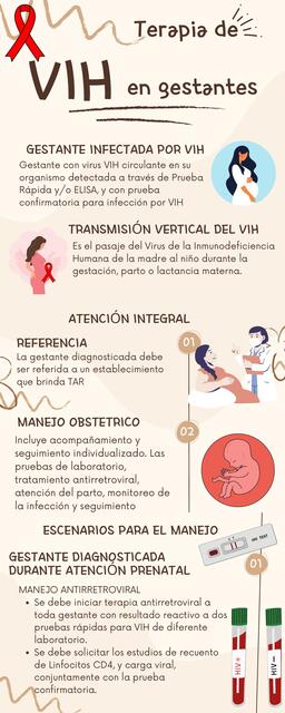 Terapia de VIH en gestantes 