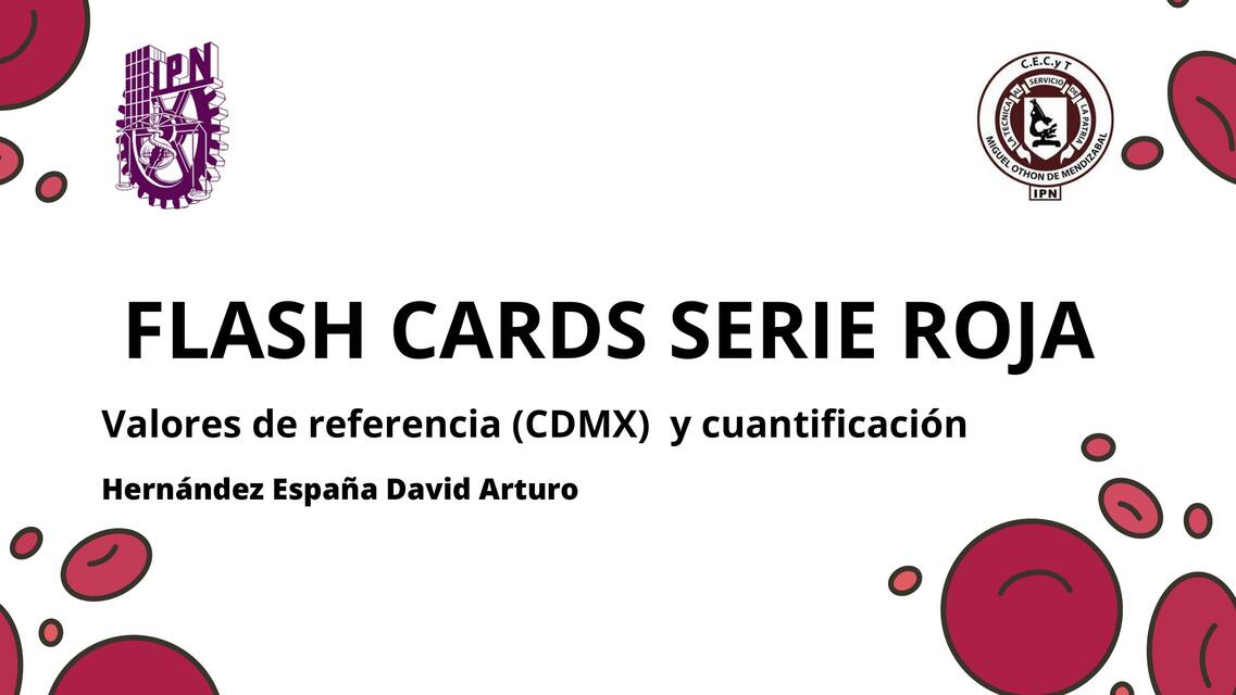 Flash Cards Serie Roja