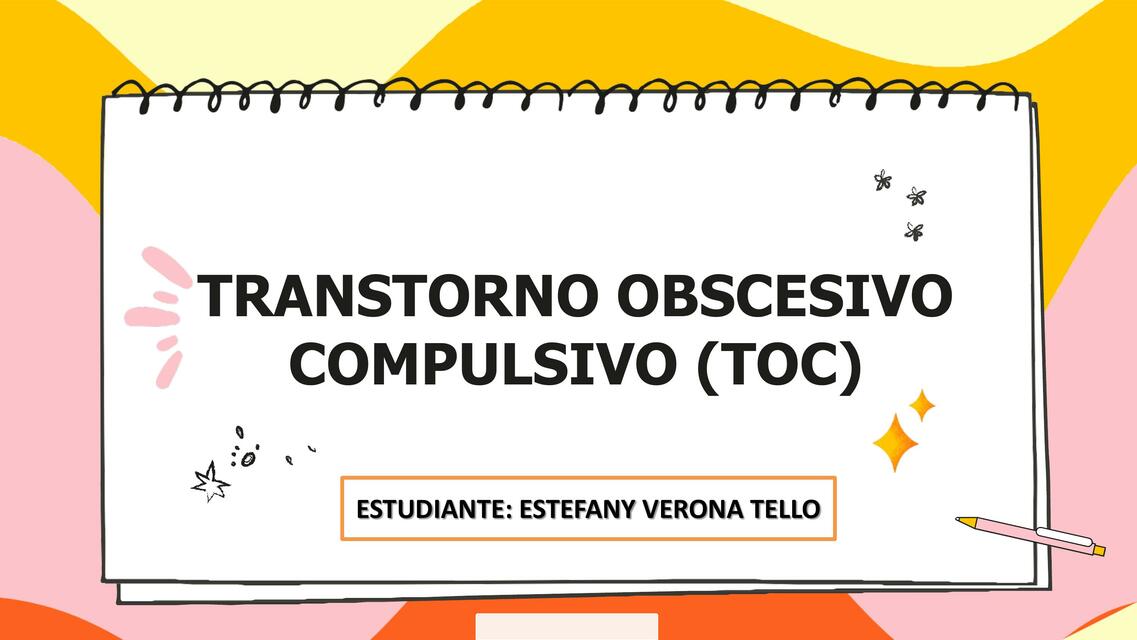 Trastorno Obsesivo Compulsivo 