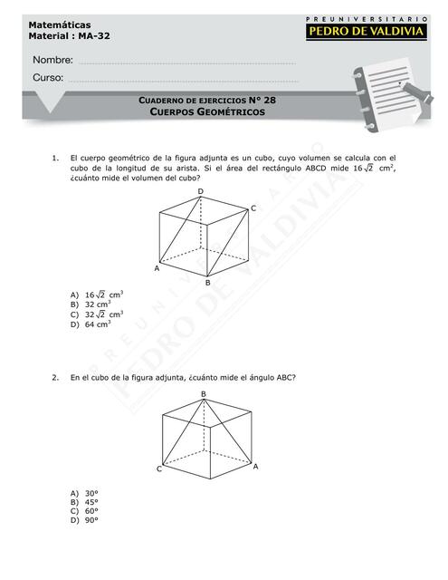 Cuerpos geometricos