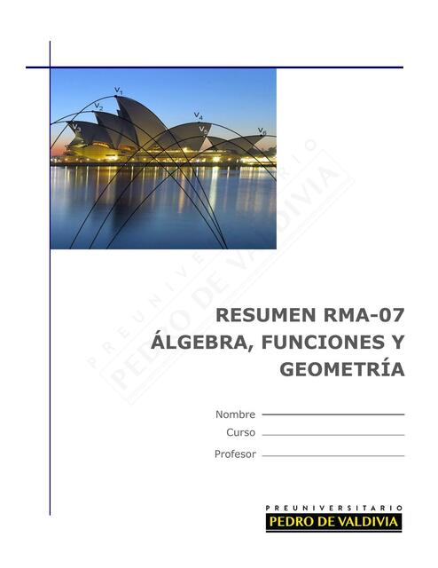 Algebra. funciones y geometria 