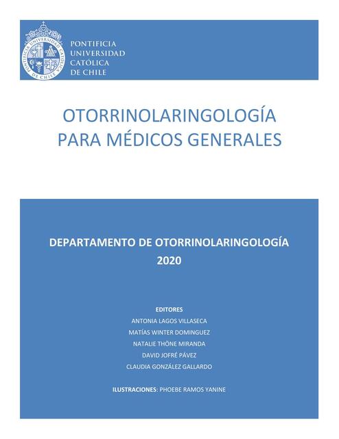 Libro Departamento de Otorrinolaringologia UC