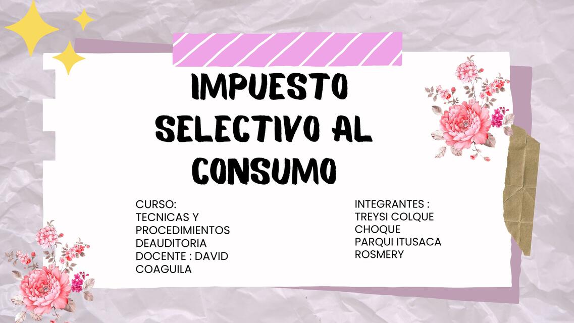 Impuesto Selectivo al Consumo 