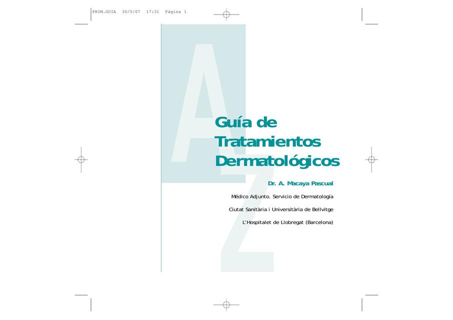 manual tratamiento dermatologia