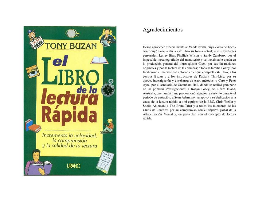 El Libro De La Lectura Rápida Tony B