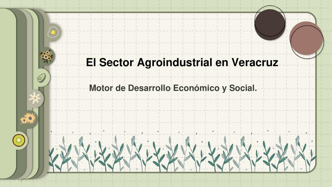 El Sector Agroindustrial en Veracruz