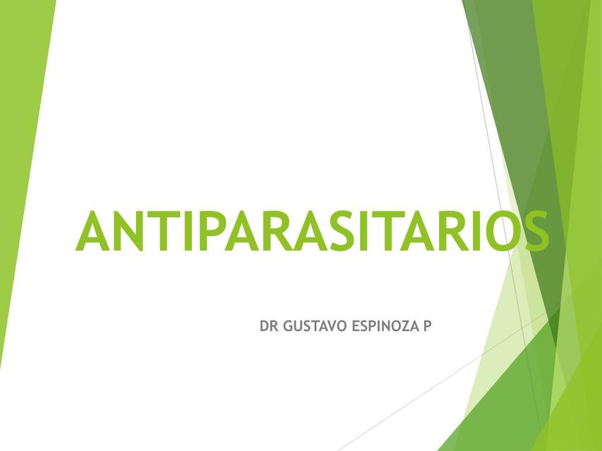 Antiparasitarios