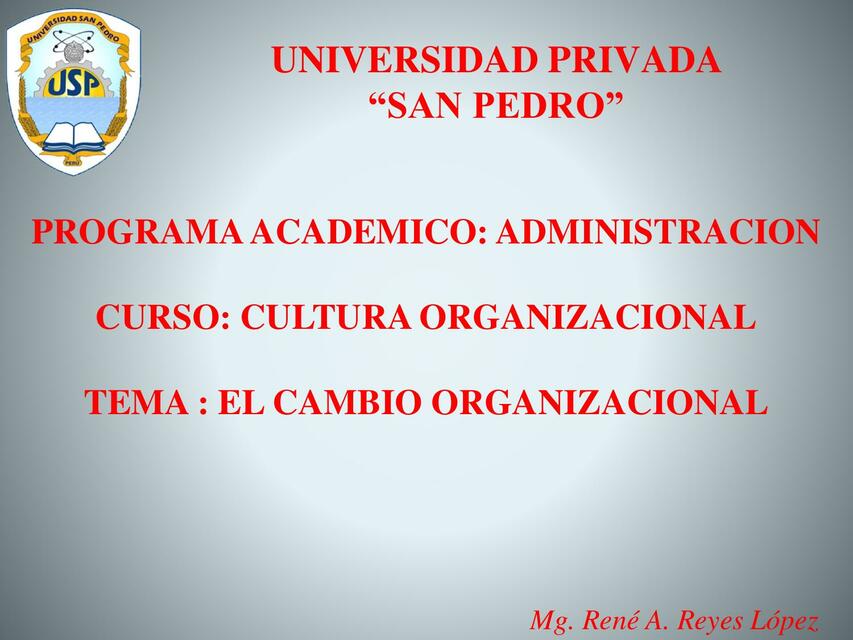 El Cambio Organizacional jefferson uDocz