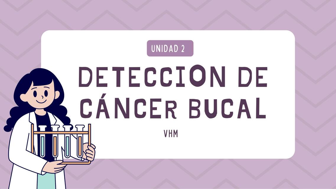 Detección del cáncer bucal