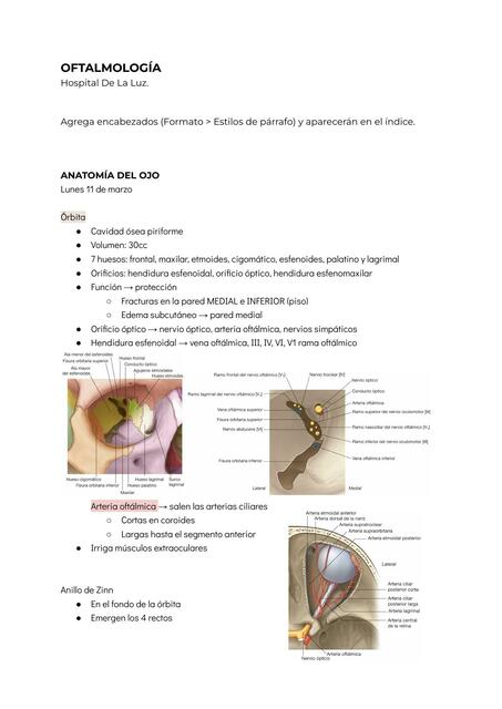 Oftalmología