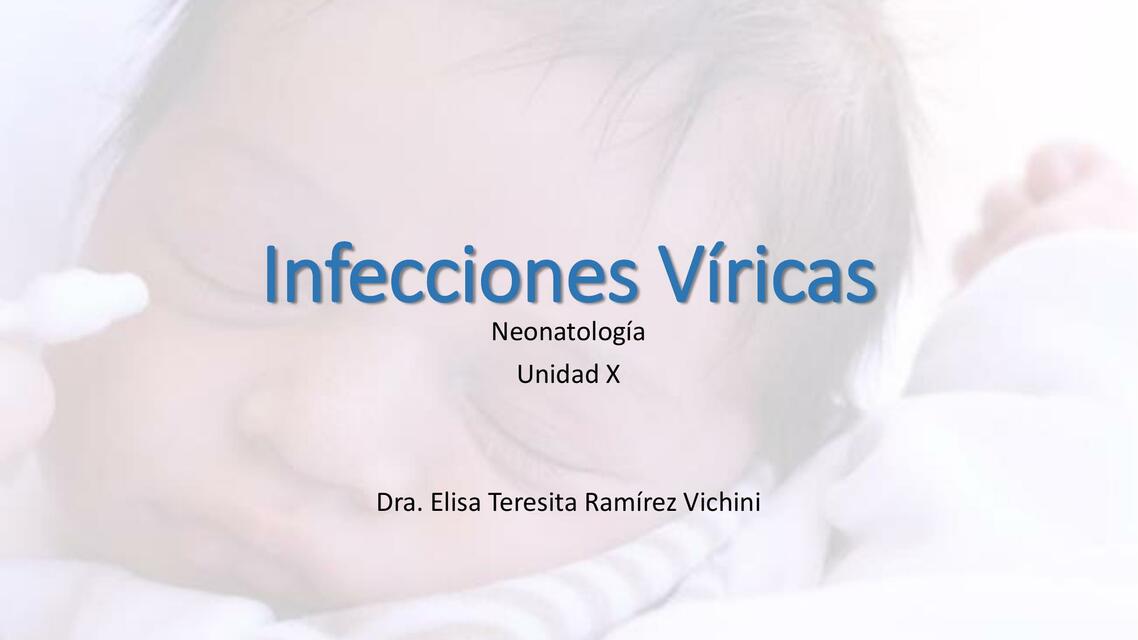 Unidad X Infecciones Víricas