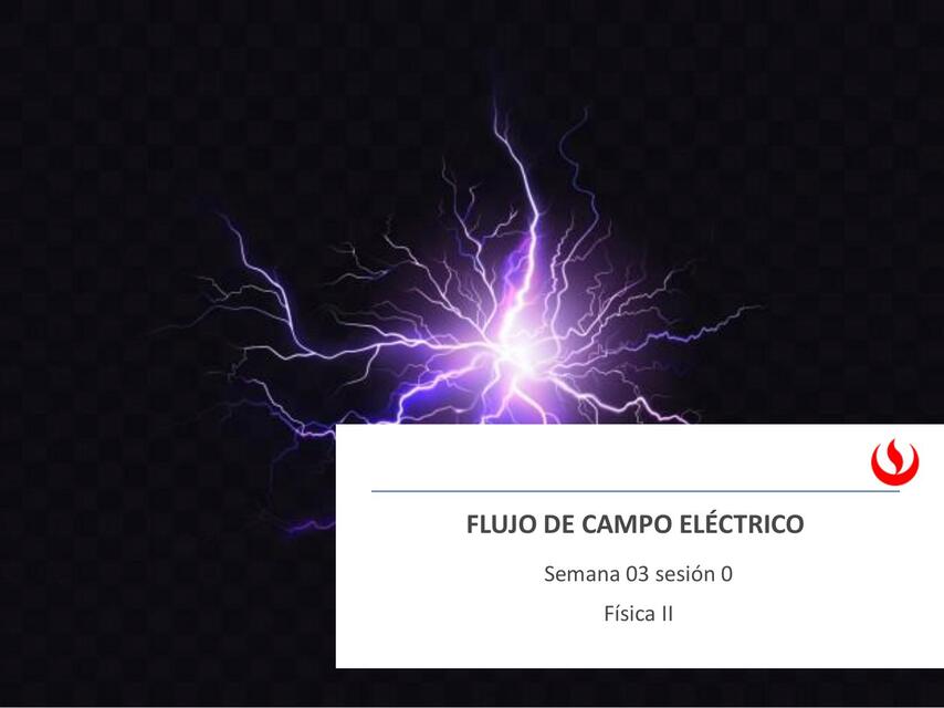 Flujo de campo eléctrico  