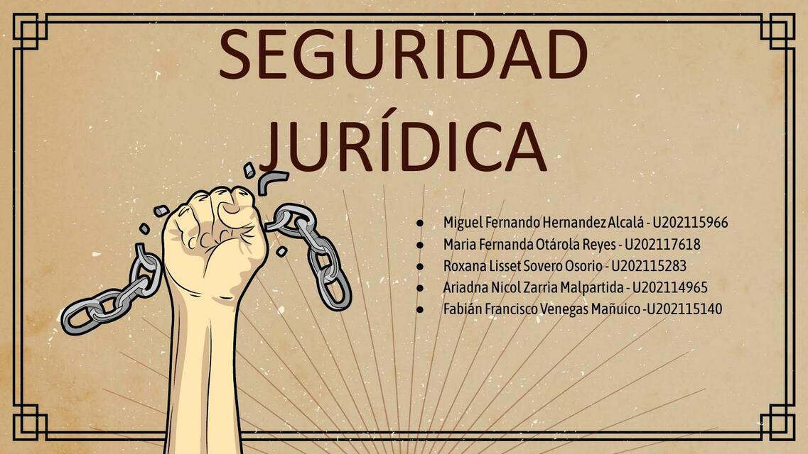 Seguridad Jurídica uDocz