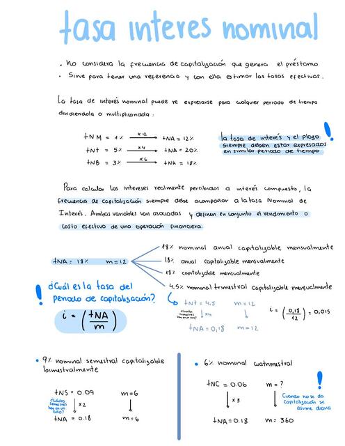 Tasa interés nominal 