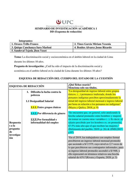 DD3 Esquema de redacción Grupo 4