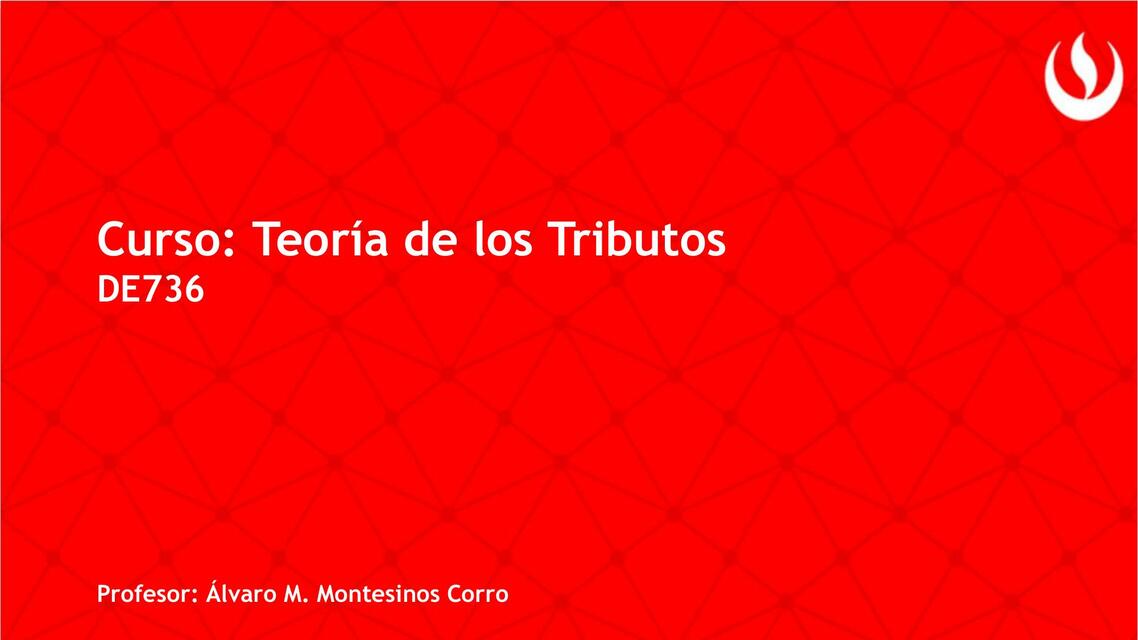 Teoría de los Tributos 