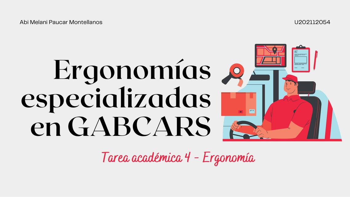 Ergonomías Especializadas en GABCARS 