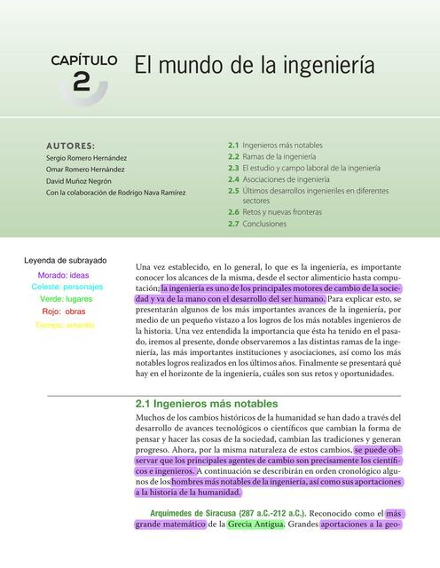 El Mundo de la Ingeniería 