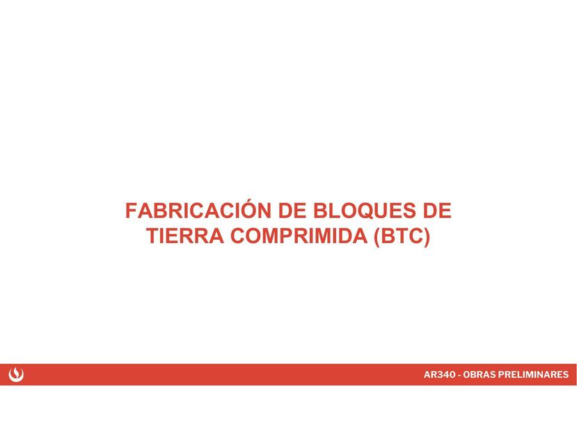 S3 Fabricación de Bloques de Tierra Comprimida