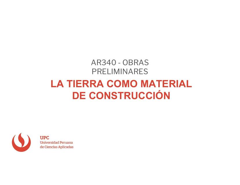 La Tierra como Material de Construcción 