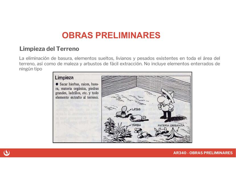 Obras preliminares 