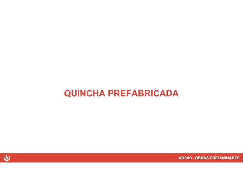 Quincha prefabricada