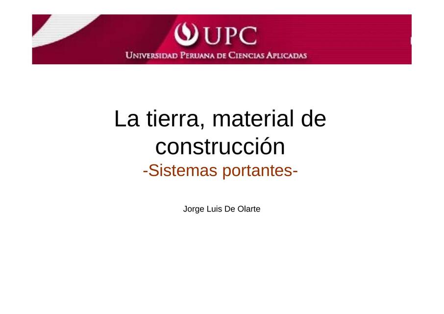 La tierra, material de construcción