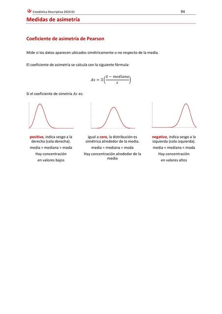 Coeficiente de asimetría de Pearson 