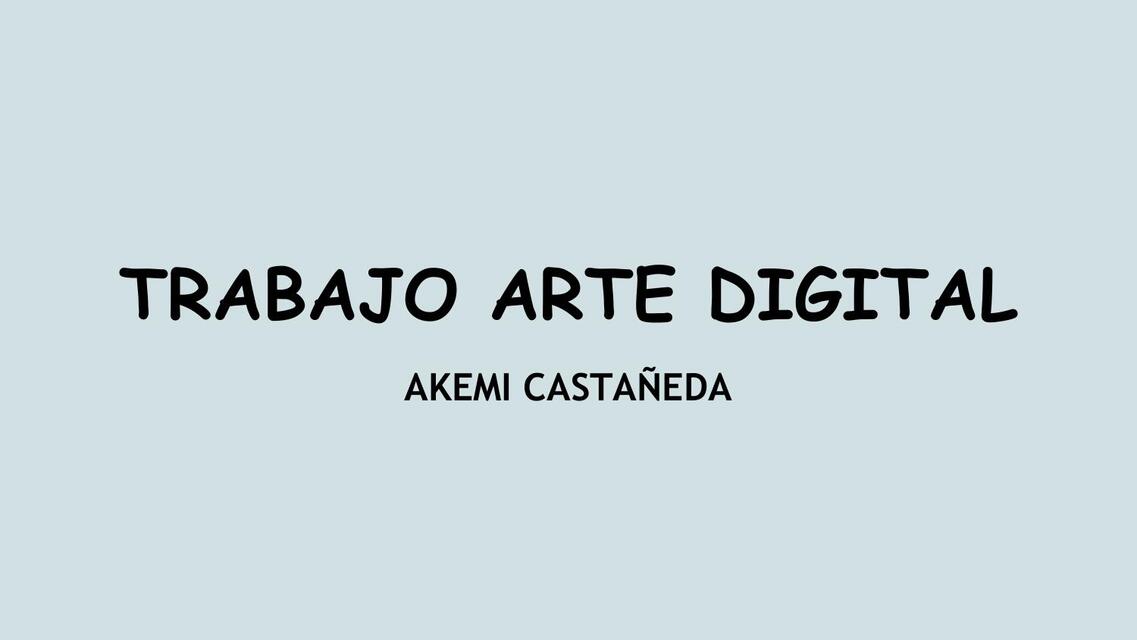 Trabajo arte digital 