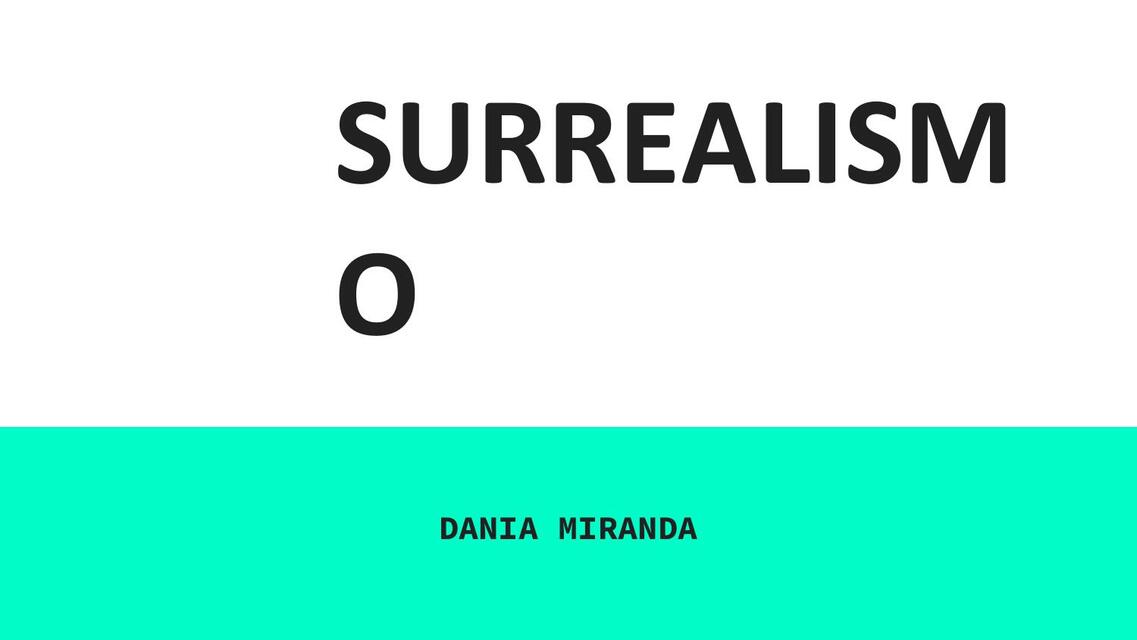 Surrealismo  