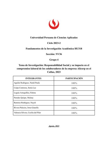 Responsabilidad Social y su Impacto en el Compromiso Laboral 