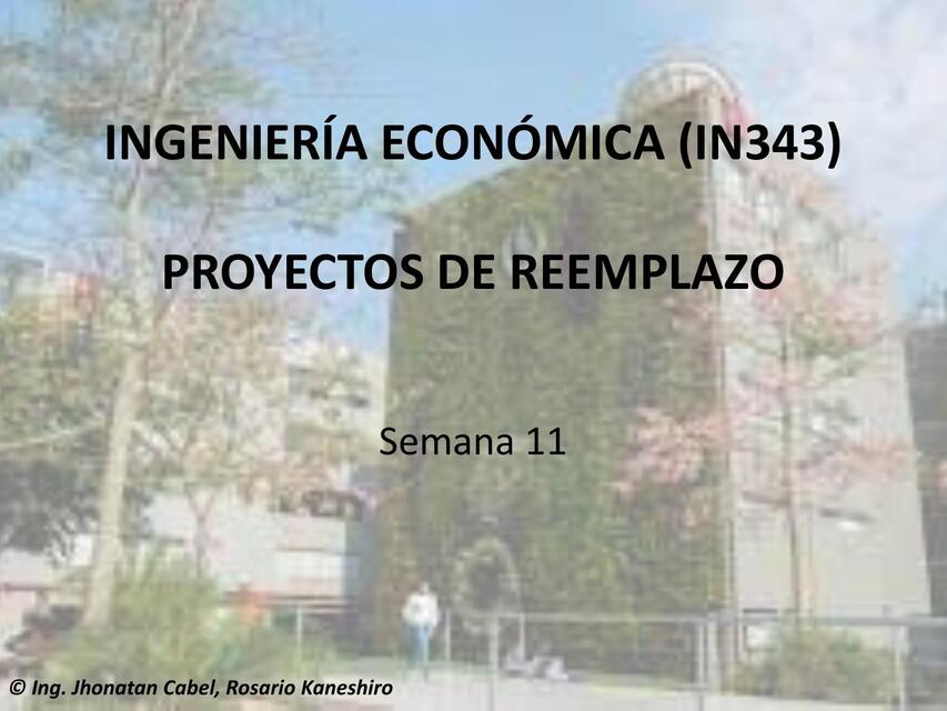 Proyecto de reemplazo 