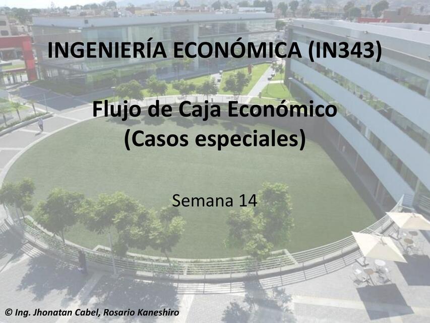 Flujo de Caja Económico 