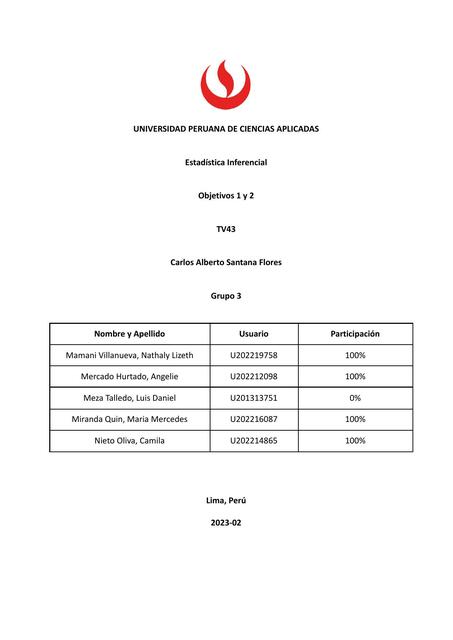 Estadística Inferencial 