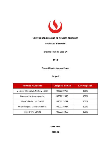 Estadística Inferencial 