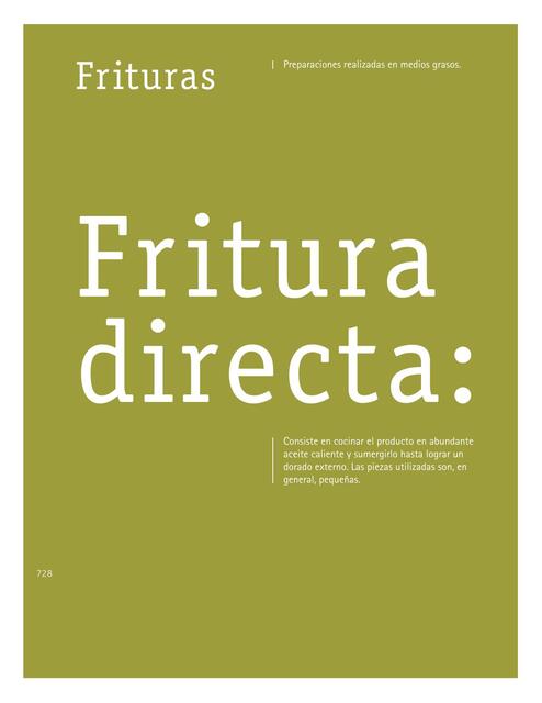 Fritura directa