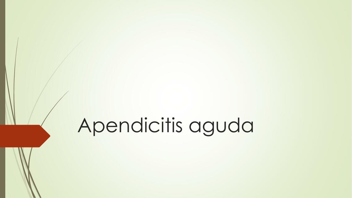 Apendicits aguda 