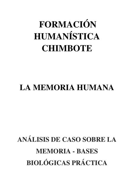 Formacion humanistica Chimbote 