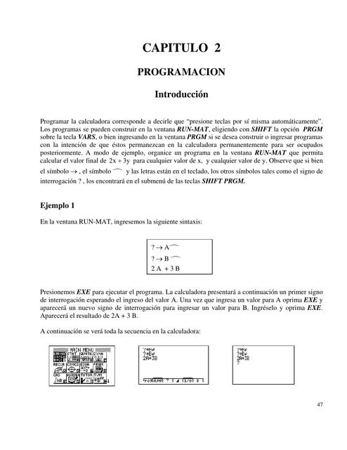 Manual de Programacion FX