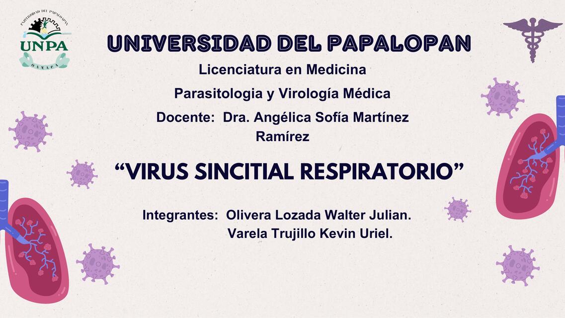 Virus Sincitial Respiratorio  