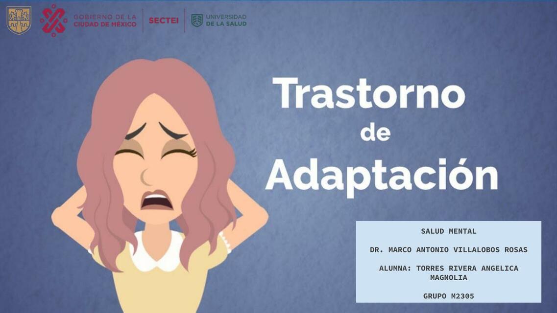 Trastorno de Adaptación 