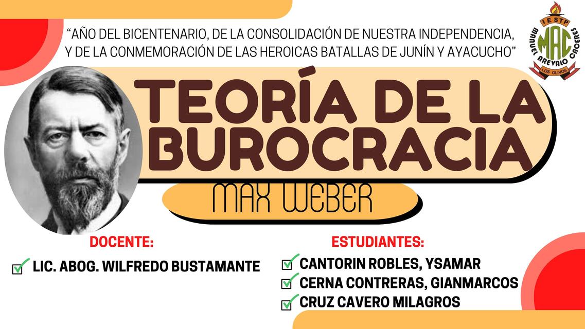 Teoría de la Burocracia 