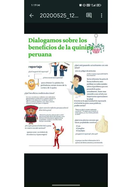 Dialogamos sobre los beneficios de la quinua peruana